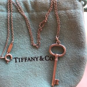Tiffany & Co. key necklace with 16 in. chain!